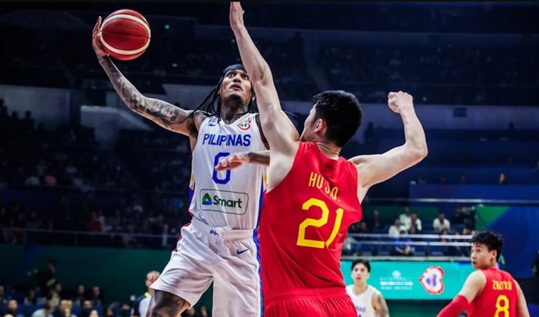 Clarkson on fire as Gilas Pilipinas trips China for first FIBA World Cup win in nearly a decade